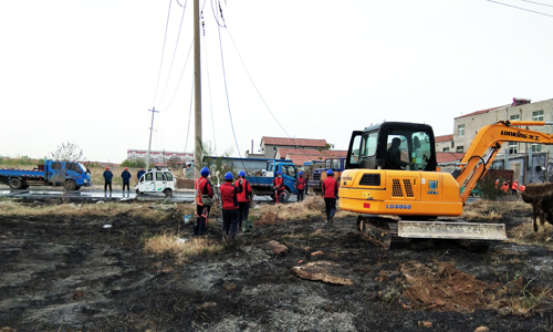 4.26牛莊事故搶修現(xiàn)場(chǎng)