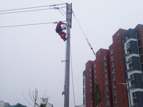 10kV電纜上桿