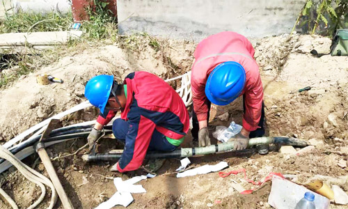 10kV張屋線低壓電纜維修工程