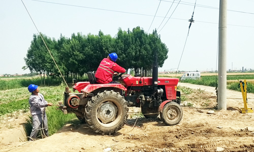 10kV萬(wàn)通化工電網(wǎng)基礎(chǔ)配套工程施工現(xiàn)場(chǎng)