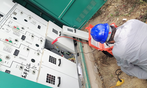 花半里C區(qū)電纜故障檢測(cè)