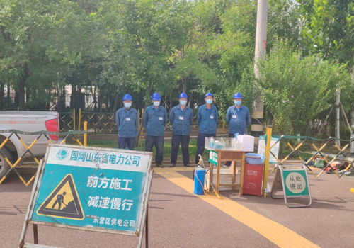 青島蔚然公司（蔚來(lái)汽車(chē)）充電站項(xiàng)目施工現(xiàn)場(chǎng)