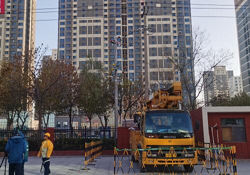 2023年11月30日，海河線帶電接支線引線